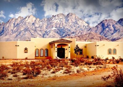 Modern custom home in Las Cruces showcasing Southwest architecture and design